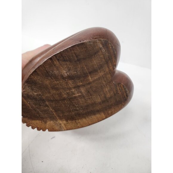 Vintage Hand Carved Wood Praying Girl Figurine Statue Religious Display Decor - Picture 6 of 7